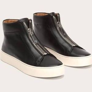 Frye Lena High Zip Sneakers